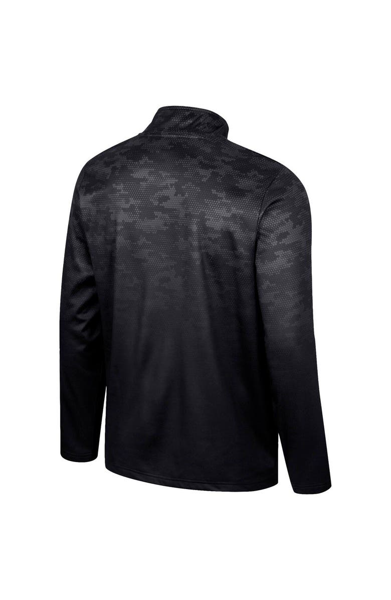 COLOSSEUM Men's Colosseum  Black Iowa Hawkeyes The Machine Half-Zip Jacket, Alternate, color, Black