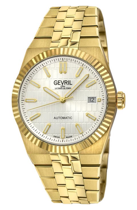 Pier 17 Swiss Automatic Bracelet Watch, 40mm