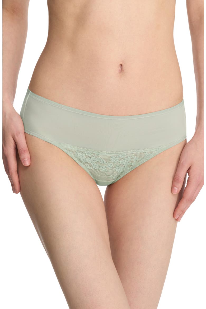 Cherry Blossom Lace Briefs, Main, color, MEADOW