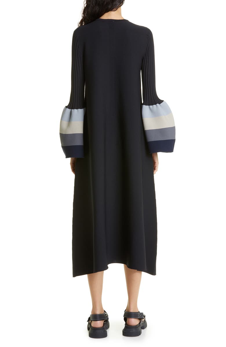 CFCL Pottery 3 Long Sleeve Rib Recycled Polyester Midi Sweater Dress, Alternate, color,