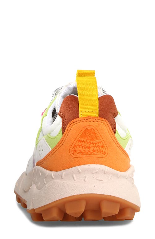 Flower Mountain Yamano 3 Kaiso Sneaker In White Multi