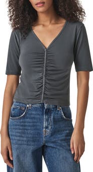 Splendid Yasmina Ruched T-Shirt
