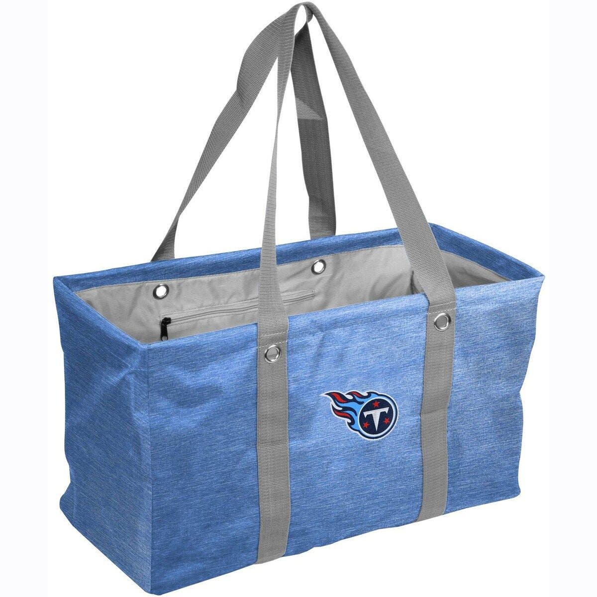 Tennessee Titans Crosshatch Picnic Caddy Tote Bag, Main, color, Powder Blue