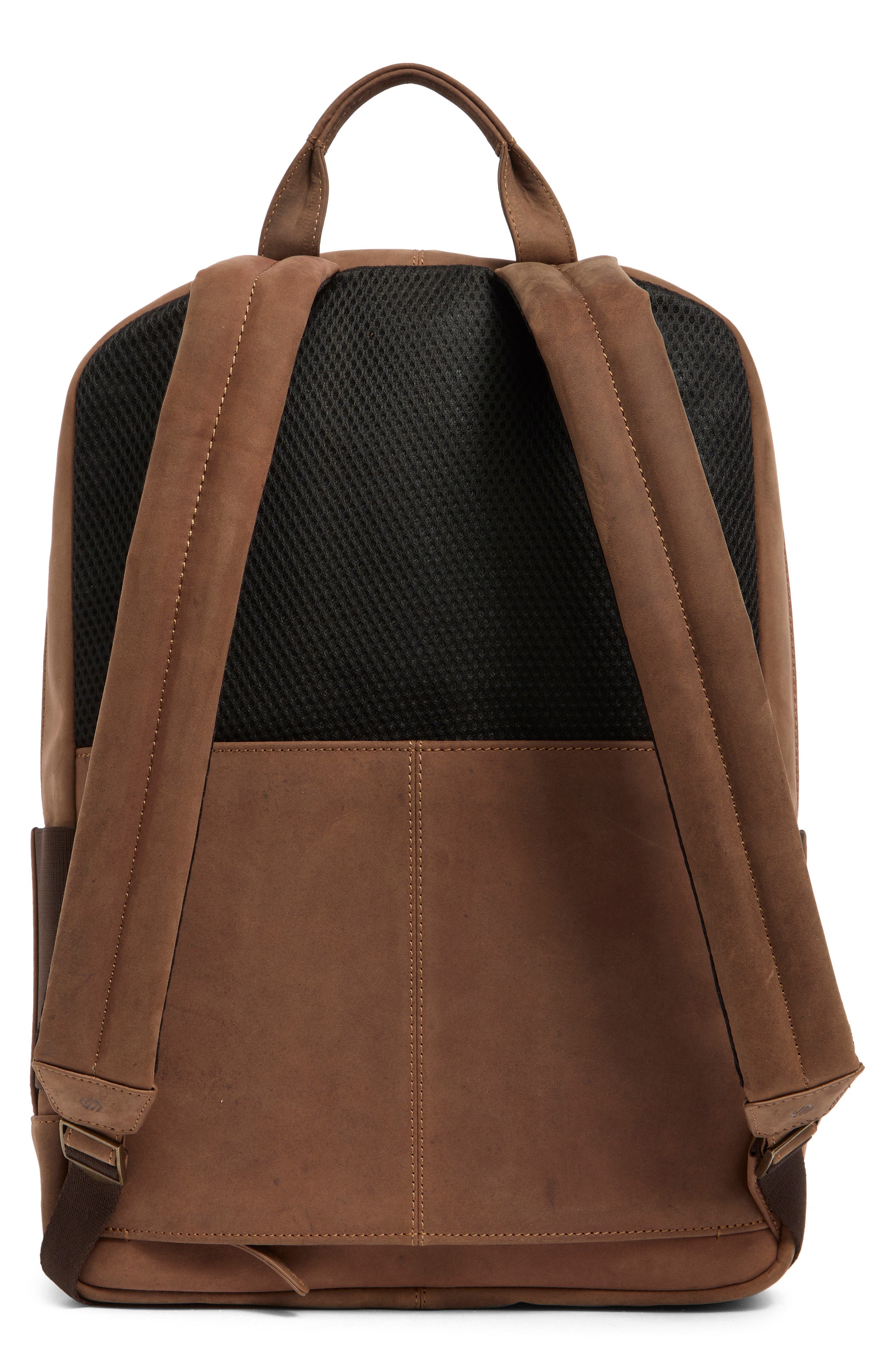 Johnston & Murphy Oil Tanned Leather Backpack, Alternate, color, Oil Tan