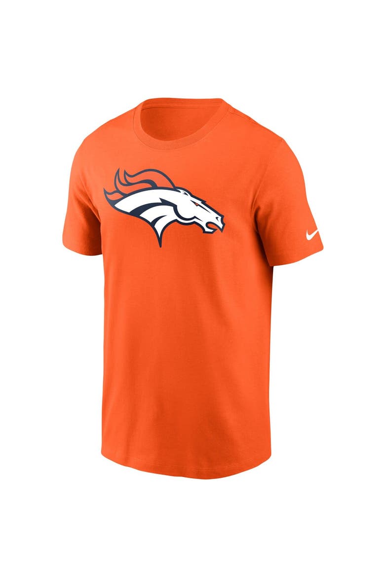 Men's Nike Orange Denver Broncos Primary Logo T-Shirt, Alternate, color, Orange
