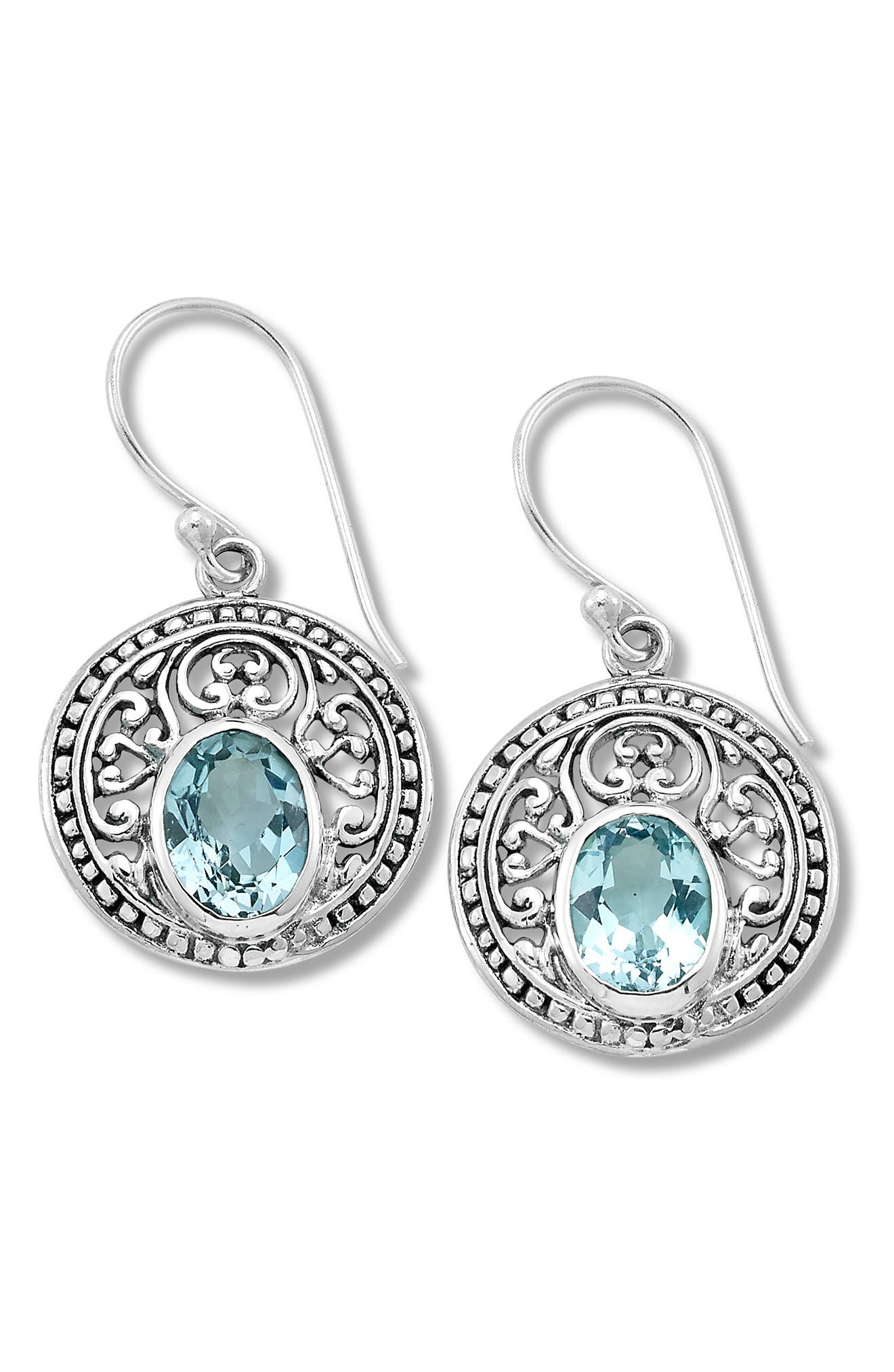 SAMUEL B. Round Drop Earrings