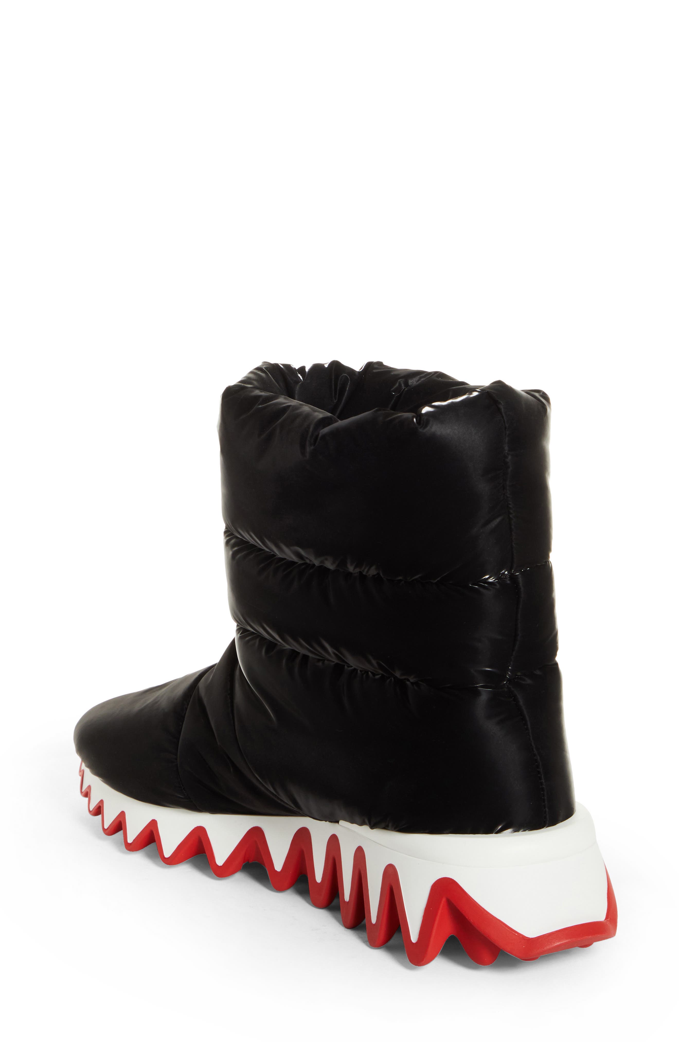 Mac Doody Shark Puffer Bootie, Alternate, color, BLACK