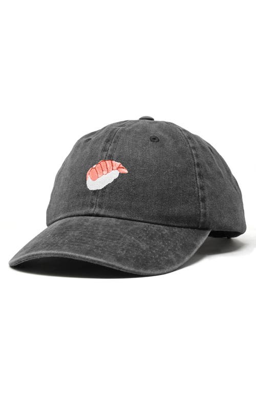 DALIX DALIX SHRIMP SUSHI EMBROIDERED DAD CAP