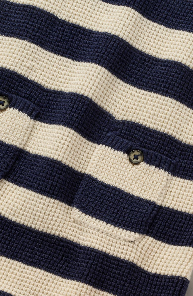 Nordstrom Sleeveless Knit Romper, Alternate, color, Navy Peacoat Kinsley Stripe