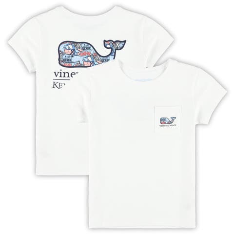 Girls Preschool Vineyard Vines  White 151st Kentucky Derby Whale Sticker T-Shirt