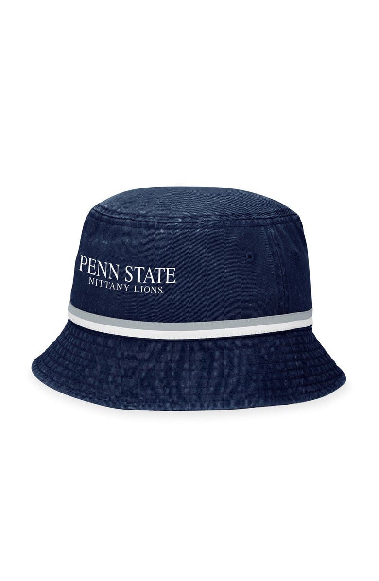 TOP OF THE WORLD Men's Top of the World Navy Penn State Nittany Lions Ace Bucket Hat, Main, color, 