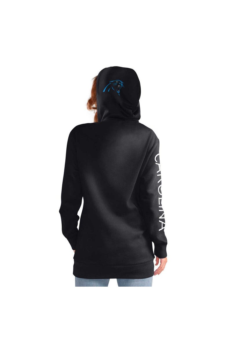 G-III 4HER BY CARL BANKS Women's G-III 4Her by Carl Banks Black Carolina Panthers Extra Inning Pullover Hoodie, Alternate, color, Black