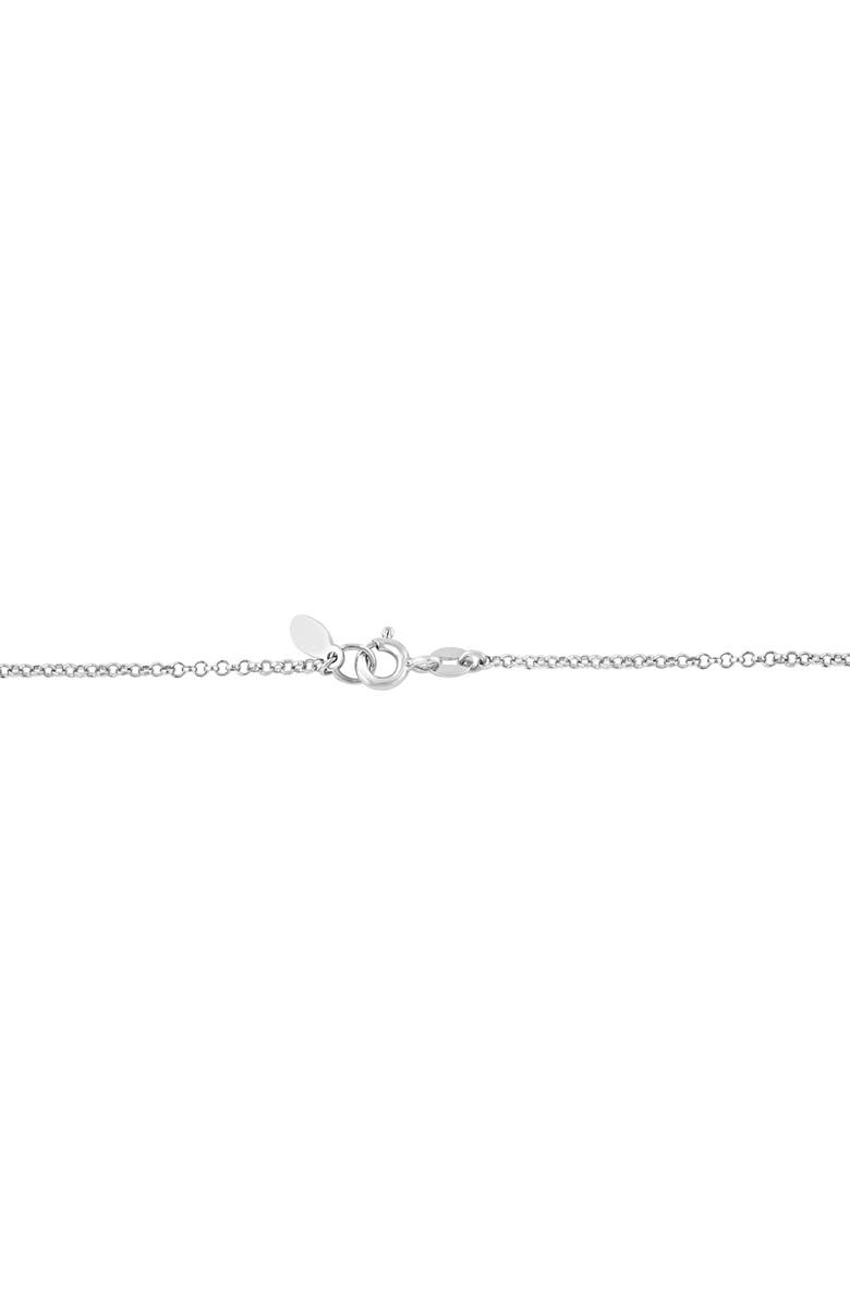 EFFY Sterling Silver White Topaz & Freshwater Pearl Station Long Necklace, Alternate, color,