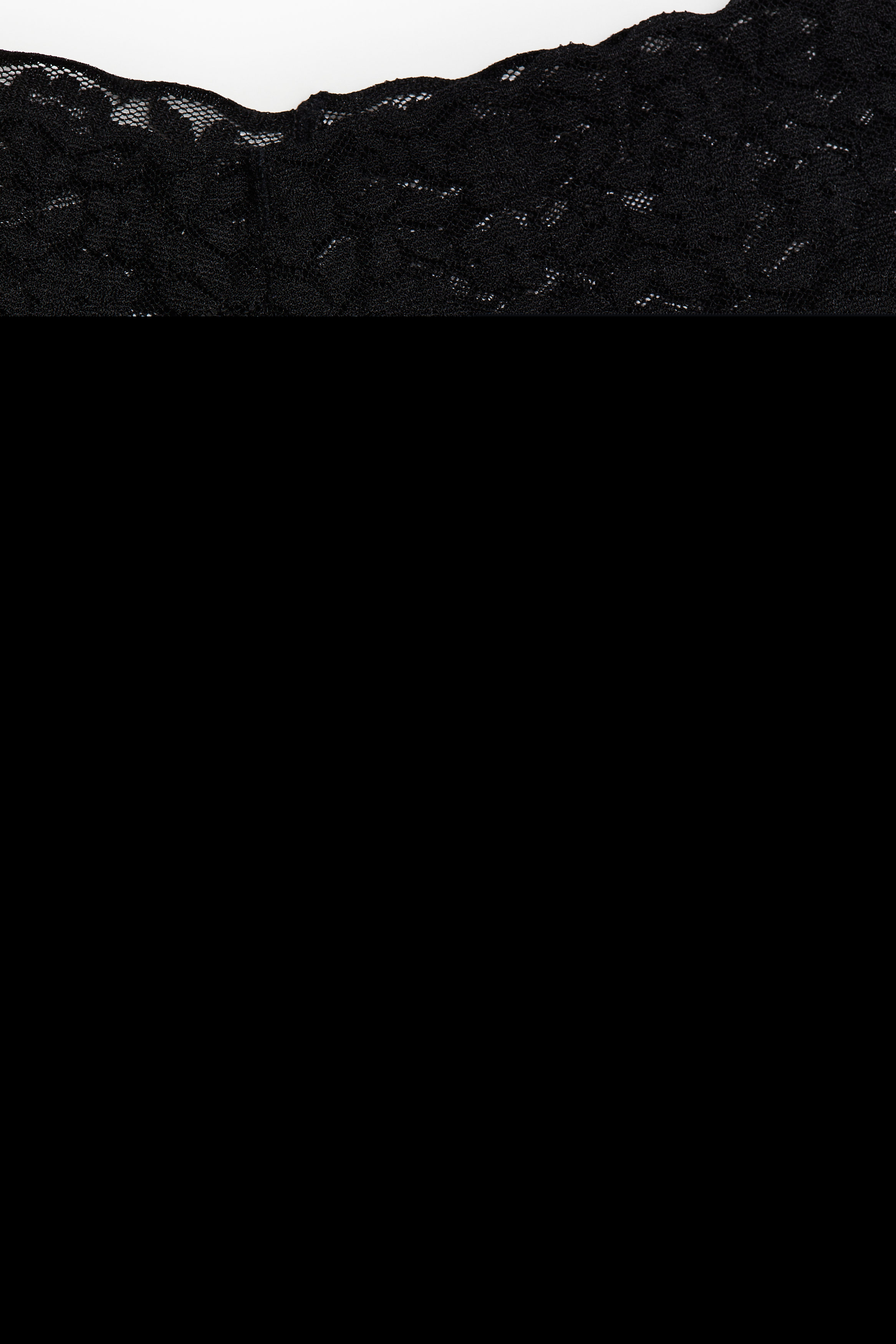 H&M 10-pack Lace Thong Briefs, Alternate, color, Black