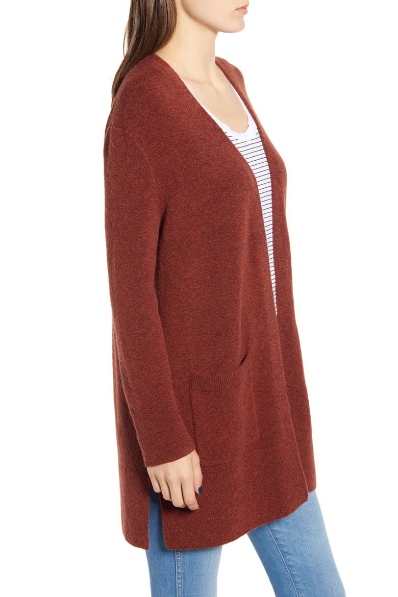 Kent Cardigan Sweater, Alternate, color, NUTMEG