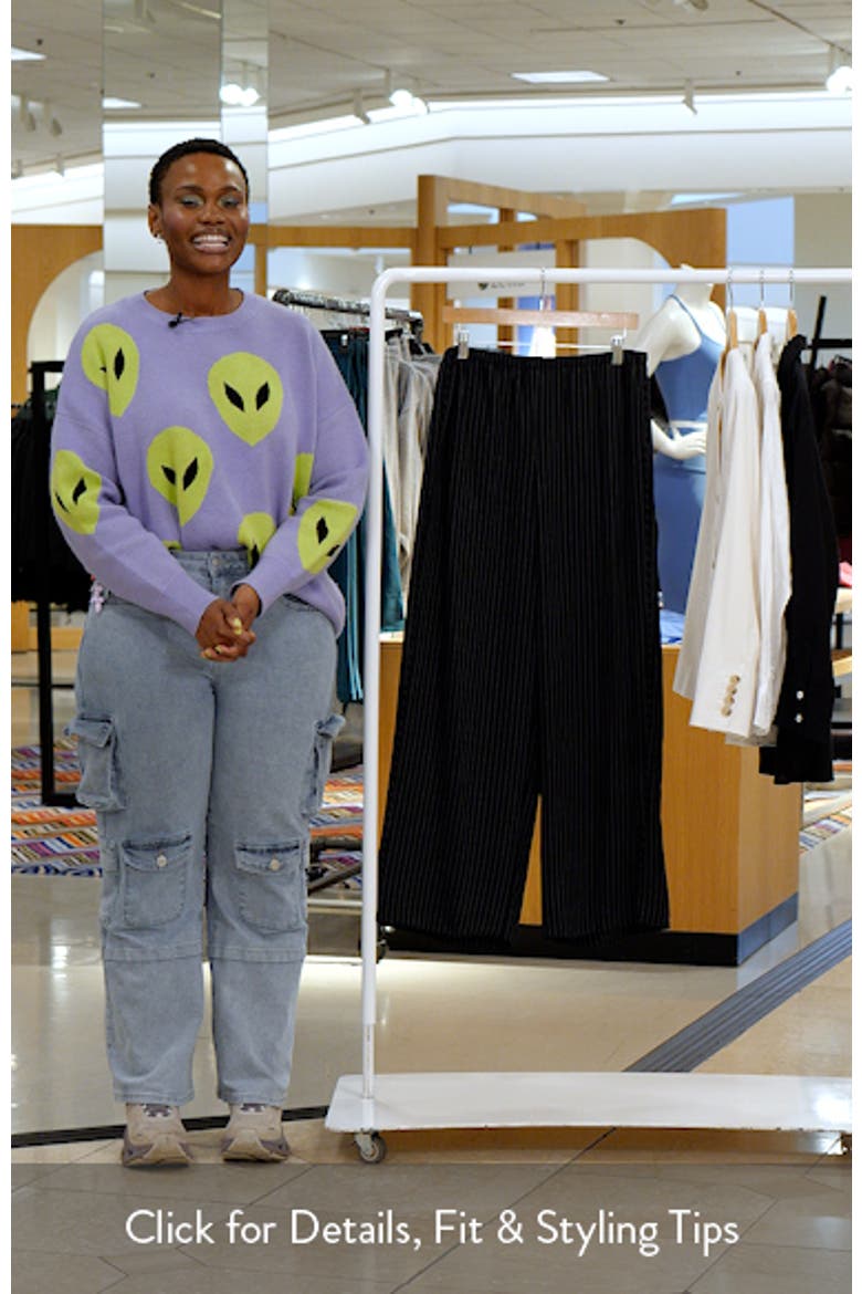 Slit Hem Wide Leg Pants video