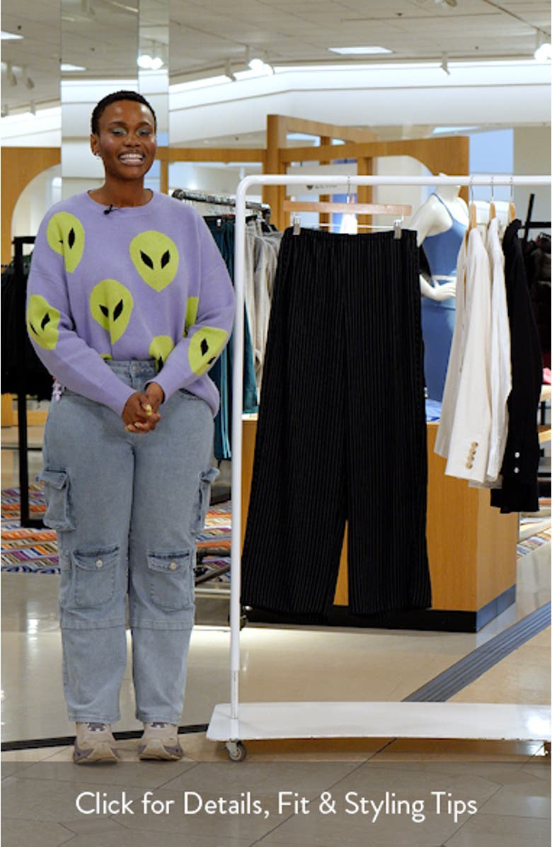 Slit Hem Wide Leg Pants, sales video thumbnail