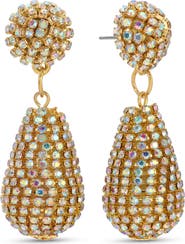 EYE CANDY LOS ANGELES Feifei Cubic Zirconia Drop Earrings