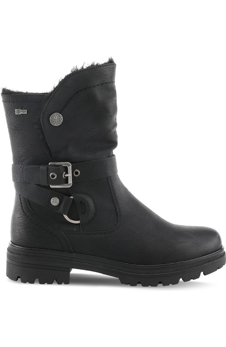 Spring Step Francala Water Resistant Faux Fur Bootie, Alternate, color,