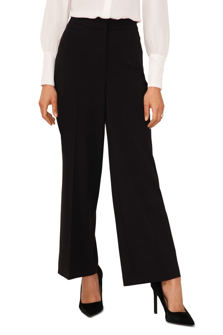 High Waist Wide Leg Pants, Main, color, RICH BLACK