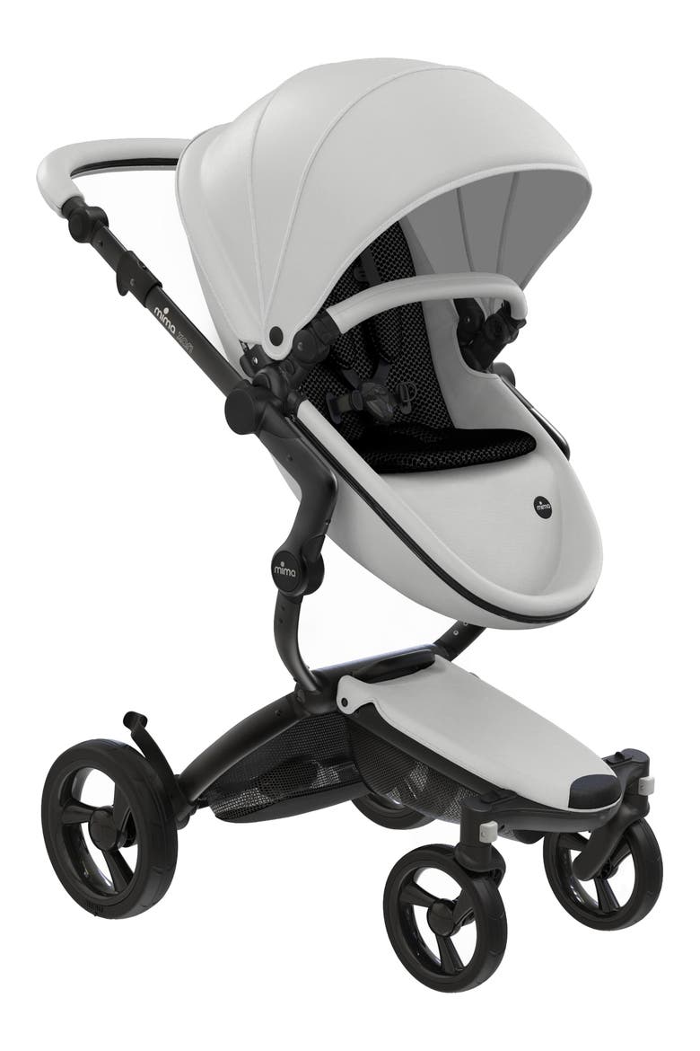 Xari 4G Chassis Stroller & Maxi-Cosi® Coral XP Infant Car Seat Travel System, Alternate, color, BLACK SNOW-WHITE BLACK BLACK