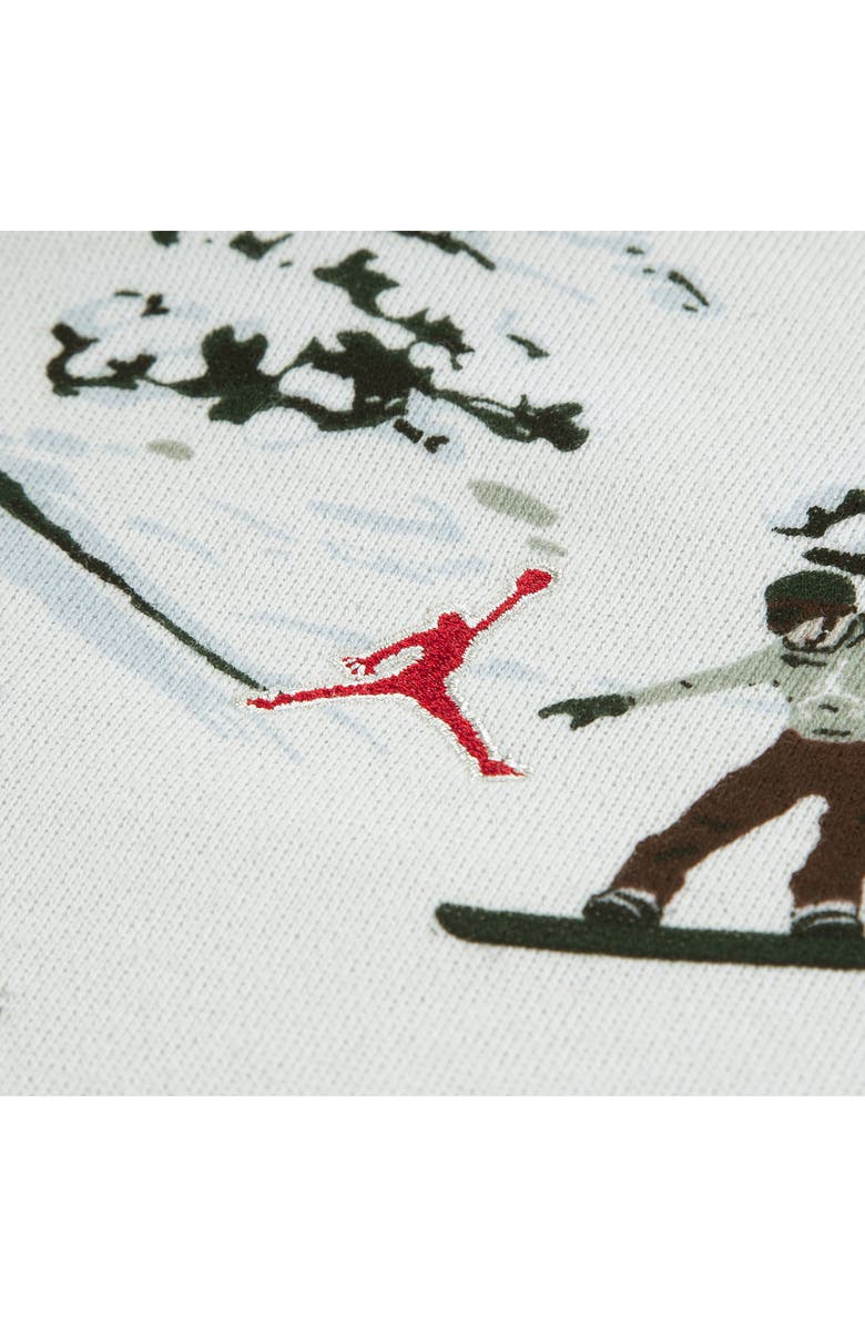 Jordan Kids' Brooklyn Fleece Holiday Hoodie & Joggers Set, Alternate, color, Sail