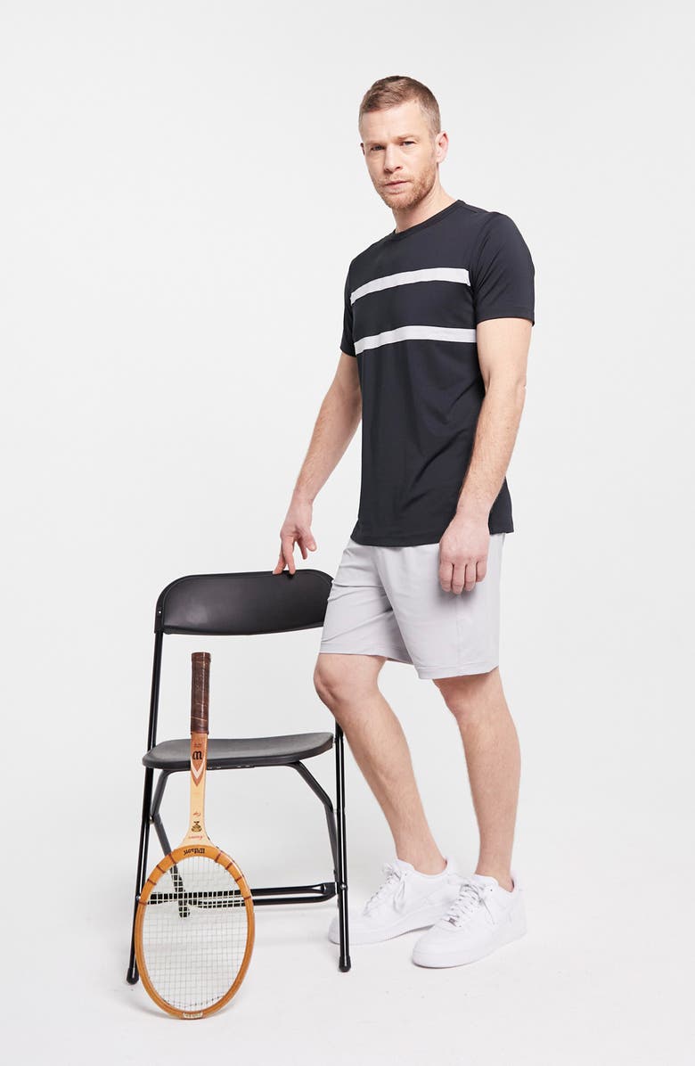 Redvanly Clark Stripe Crewneck Shirt, Alternate, color, 