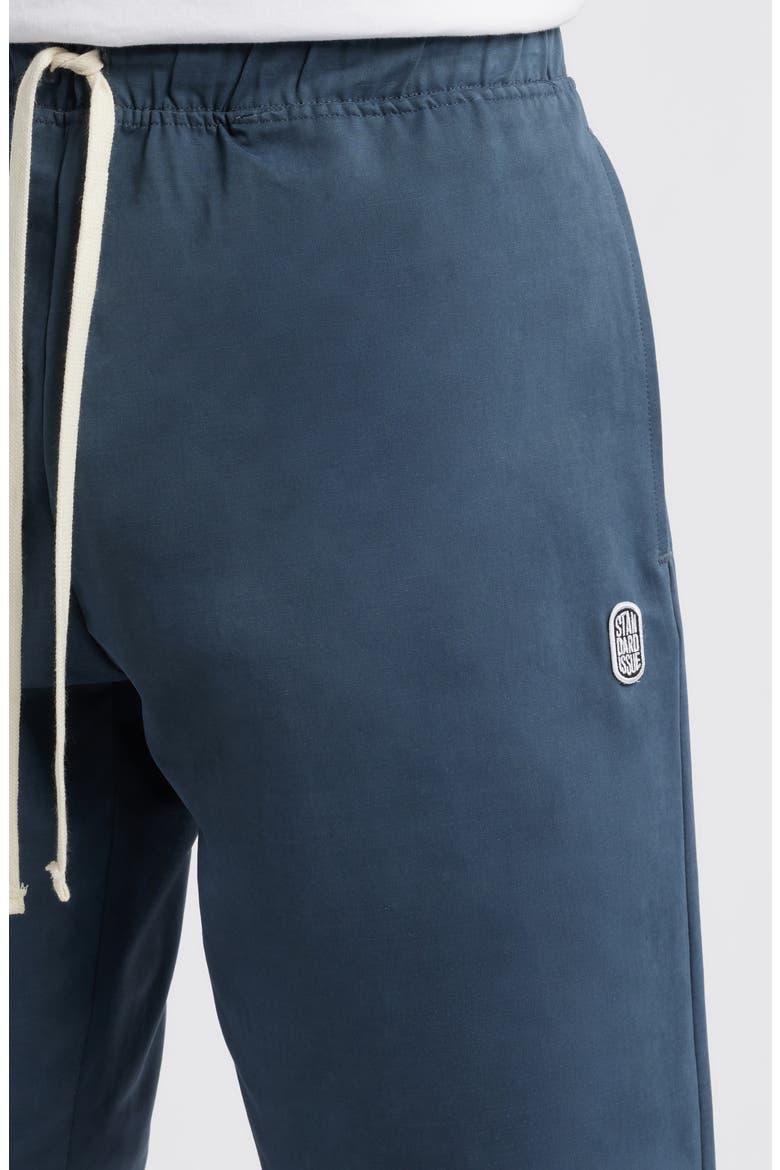 PD Cotton Blend Drawstring Slacker Pants, Alternate, color, SLATE