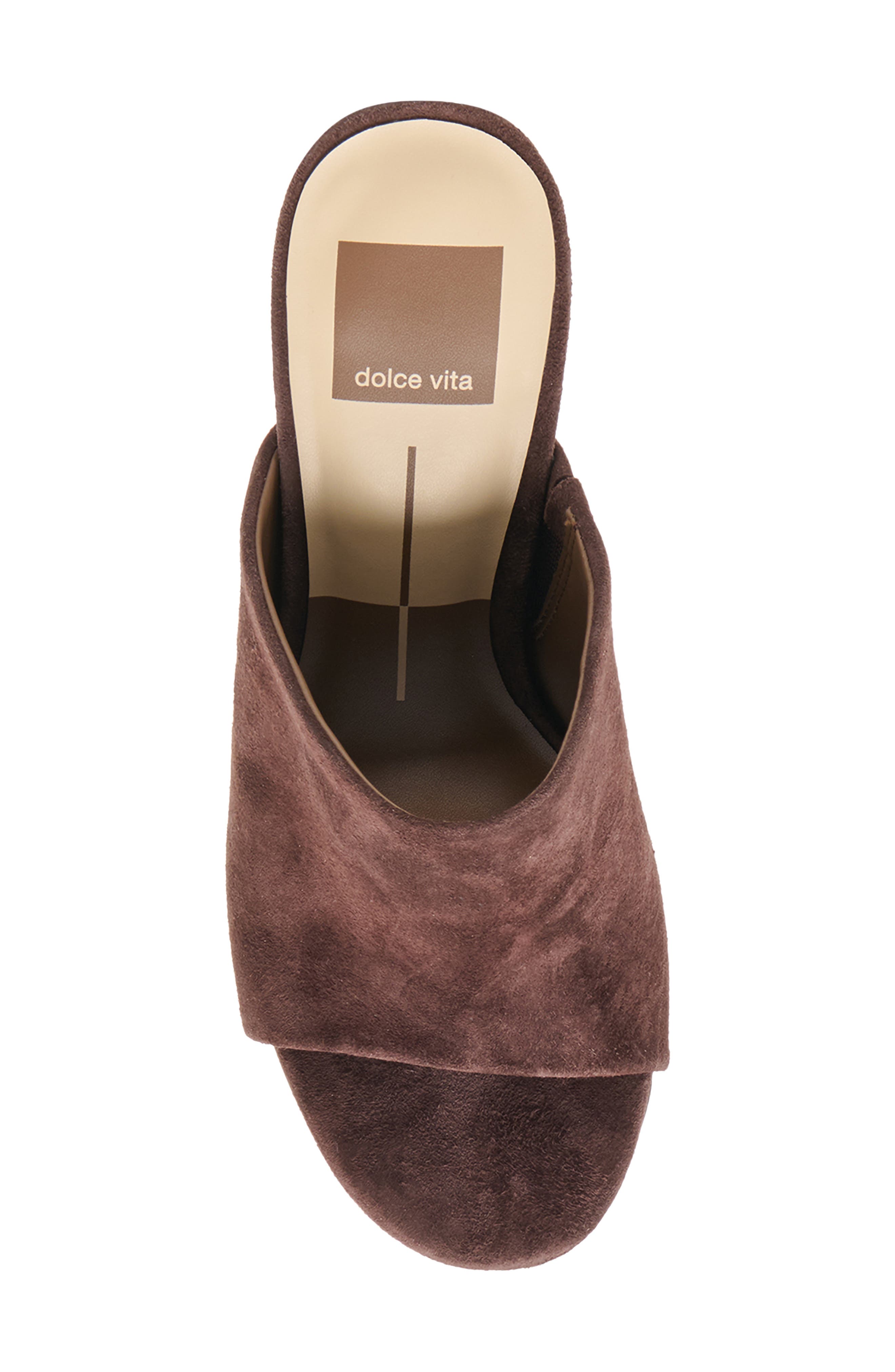 Shely Block Heel Sandal, Alternate, color, MAHOGANY SUEDE