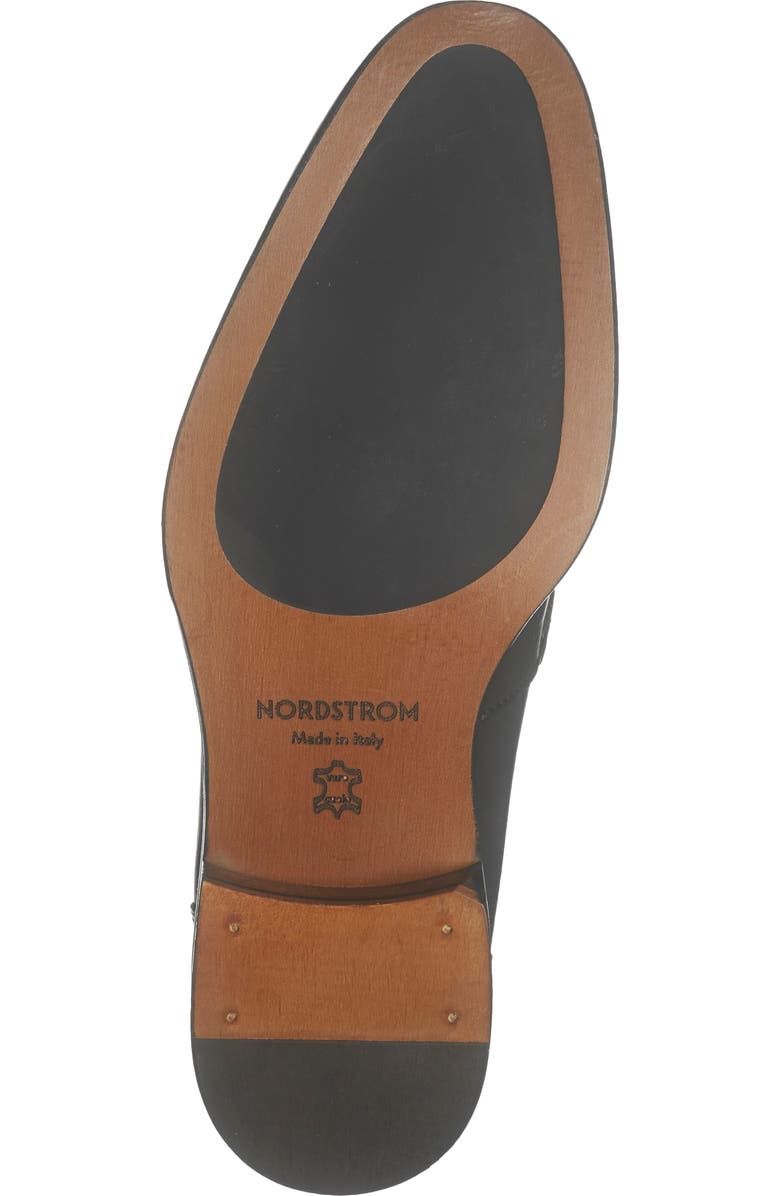 Nordstrom Italian Collection Manarola Bit Loafer, Alternate, color, Black Leather