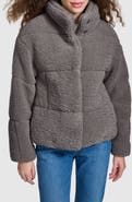 Levi's Quilted Faux Fur Short Teddy Jacket