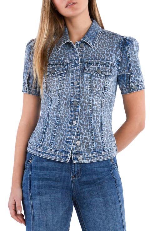 Puff Sleeve Denim Jacket