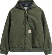 Carhartt Work In Progress OG Active Insulated Hooded Organic Cotton Canvas Jacket
