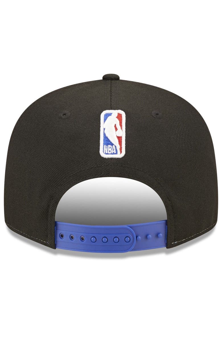 New Era Men's New Era  Black New York Knicks 2022/23 City Edition Official 9FIFTY Snapback Adjustable Hat, Alternate, color, 