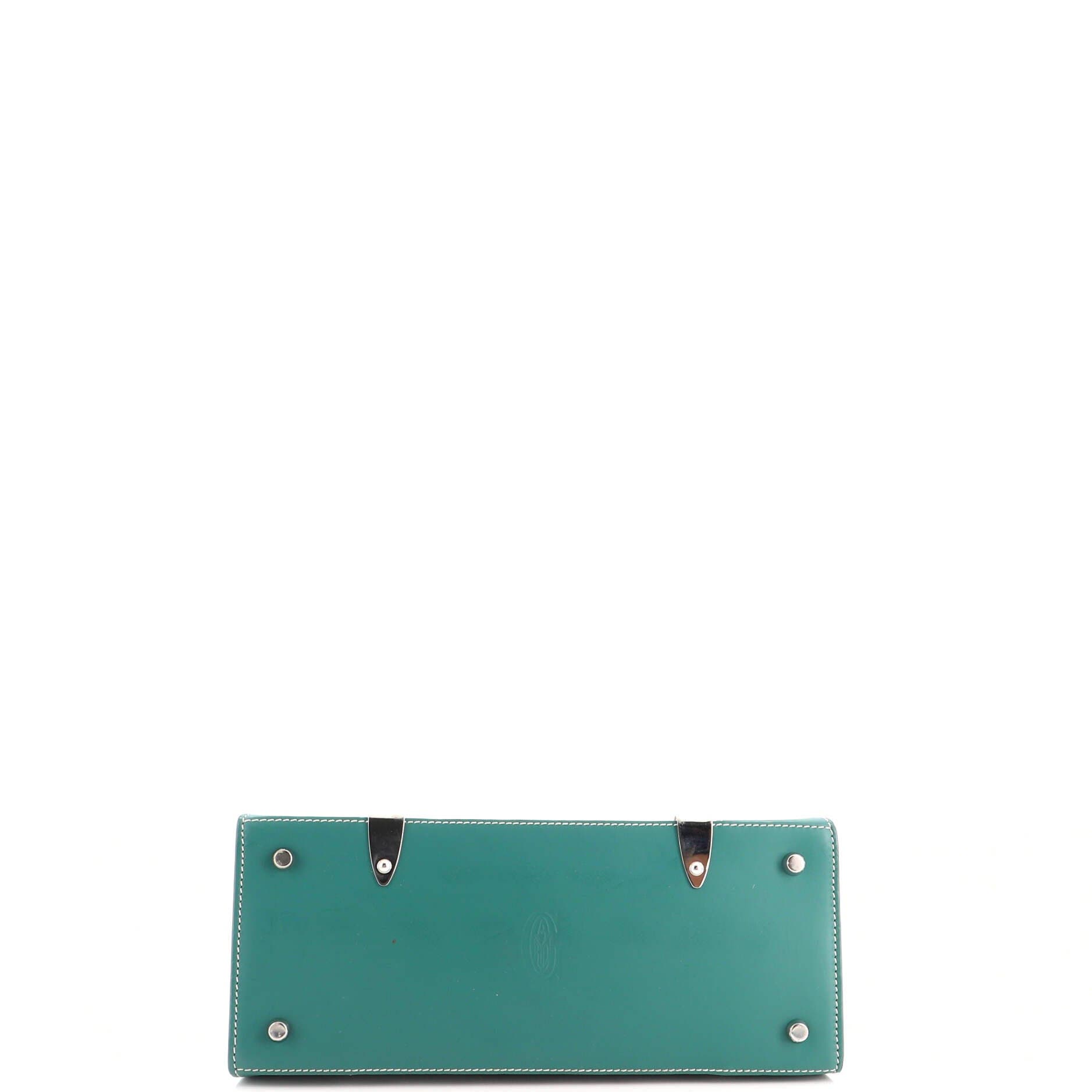 Saigon Top Handle Bag Coated Canvas with Leather PM, Alternate, color, Green