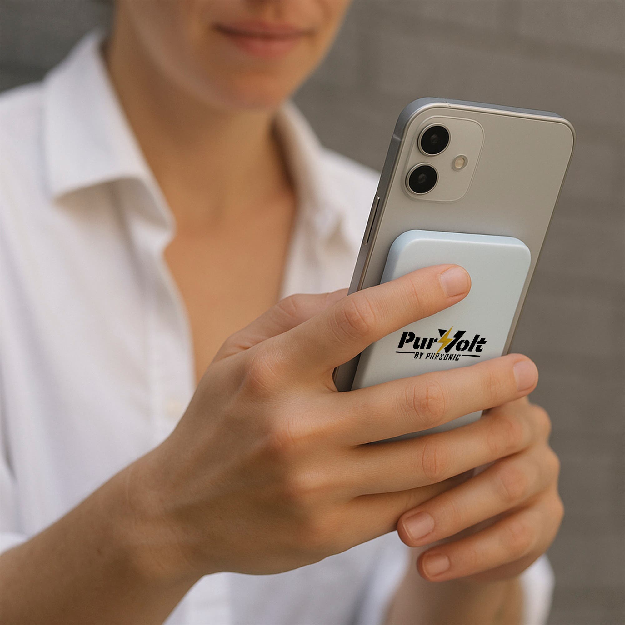 PURSONIC Ultra-Compact Wireless Power Bank, Alternate, color, 1