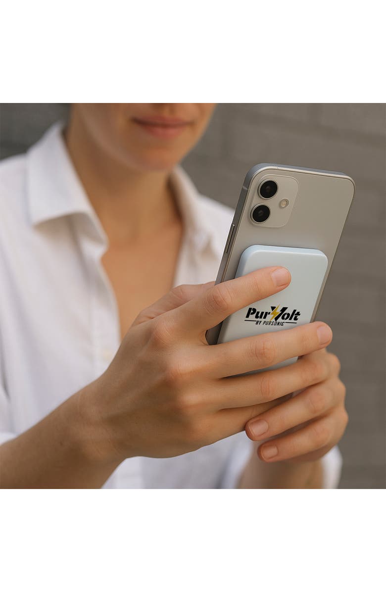 PURSONIC Ultra-Compact Wireless Power Bank, Alternate, color, 1