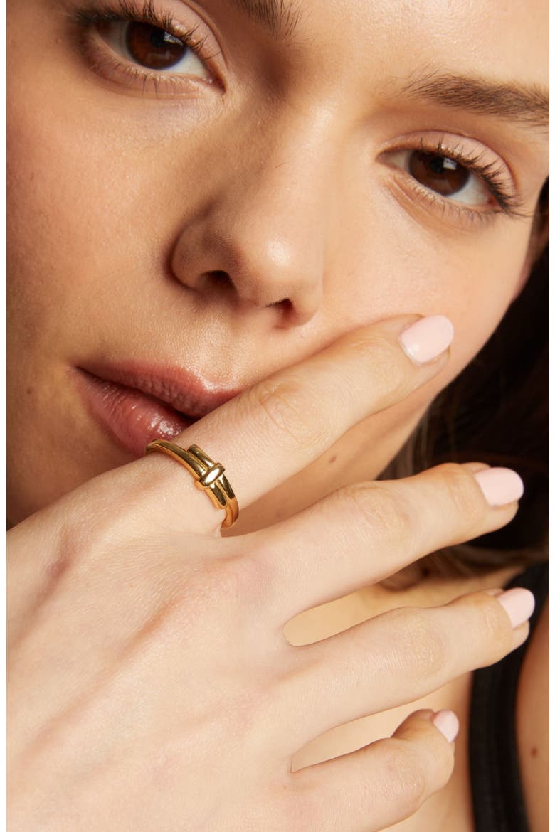 Unbreakable Crossover Ring, Alternate, color, Yellow