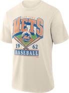 FANATICS Men's Profile  Cream New York Mets Big & Tall Screen Print T-Shirt