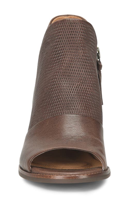 Söfft Molly Open Toe Bootie In Brown