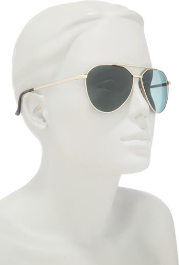 61mm Aviator Sunglasses