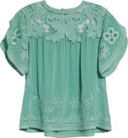 Ulla Johnson Alma Illusion Silk Top