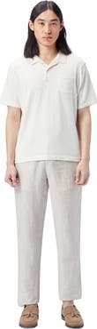 GOBI Mongolian Cashmere Men's Cotton Silk Cashmere Blend Polo Shirt