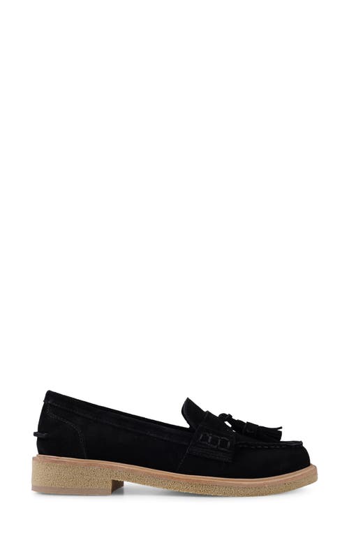 Artisan Crafted By Zigi Poison Tassel Loafer In Black Suede