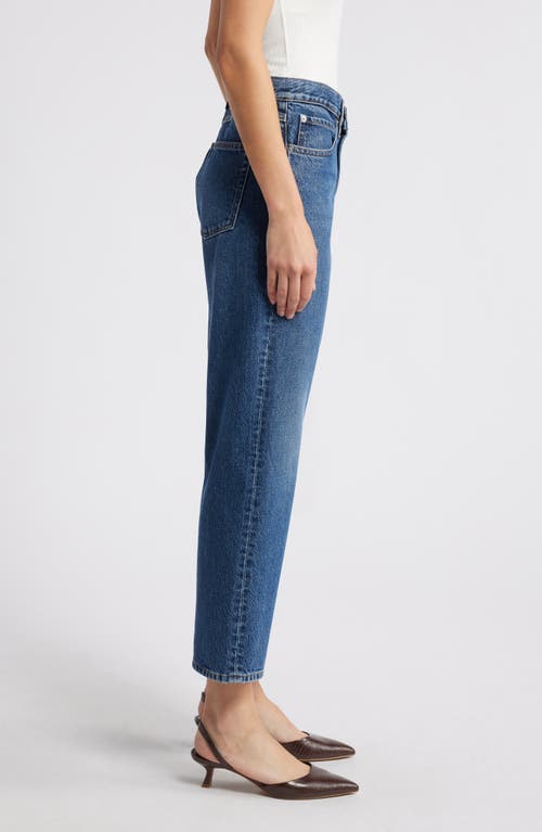 Frame The Hang High Waist Ankle Straight Leg Jeans In Homer