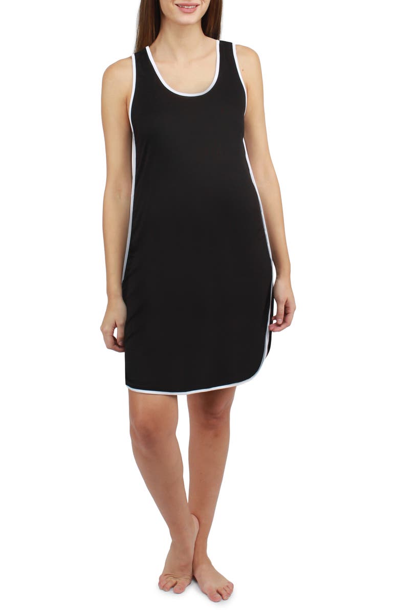 Savi Mom Georgia Snap Maternity/Nursing Nightie, Main, color, 