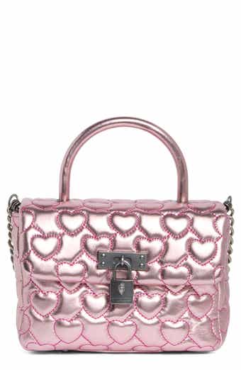 Kurt Geiger London Mini Brixton Heart Quilted Top Handle Bag