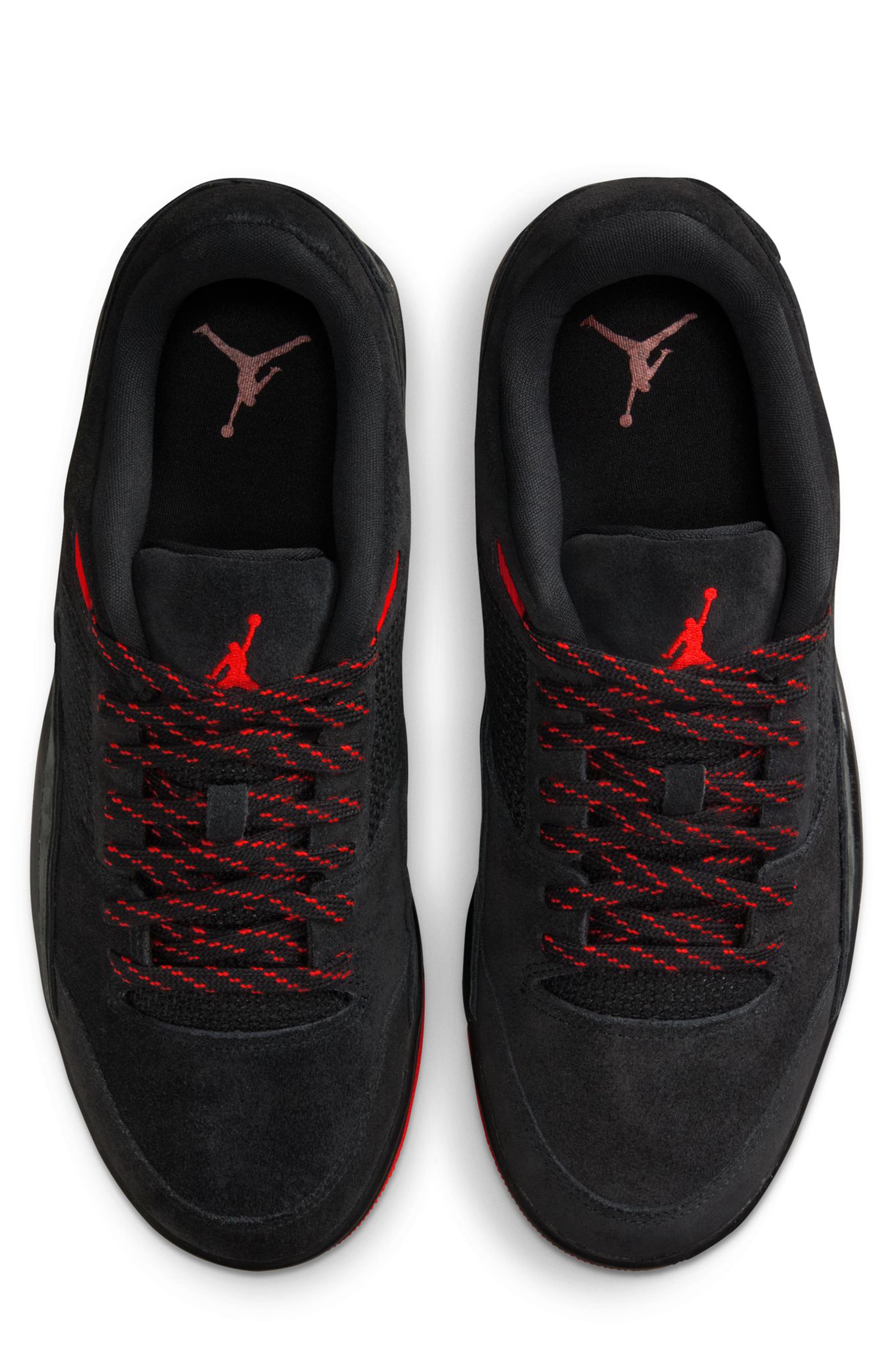 Jordan Flight Court Sneaker, Alternate, color, Black/ Infrared