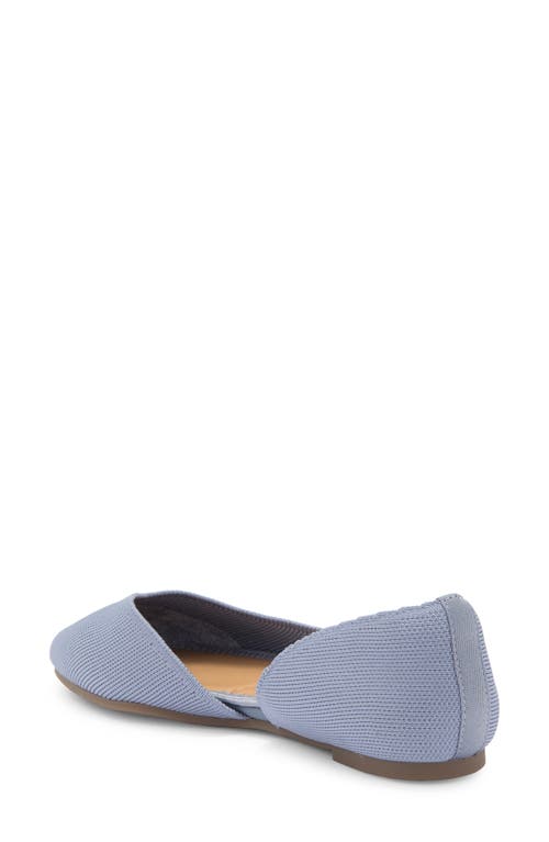 Shop Me Too Aria Half D'orsay Flat In Blue