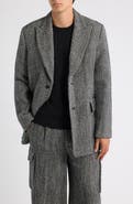 KROST Herringbone Longline Blazer